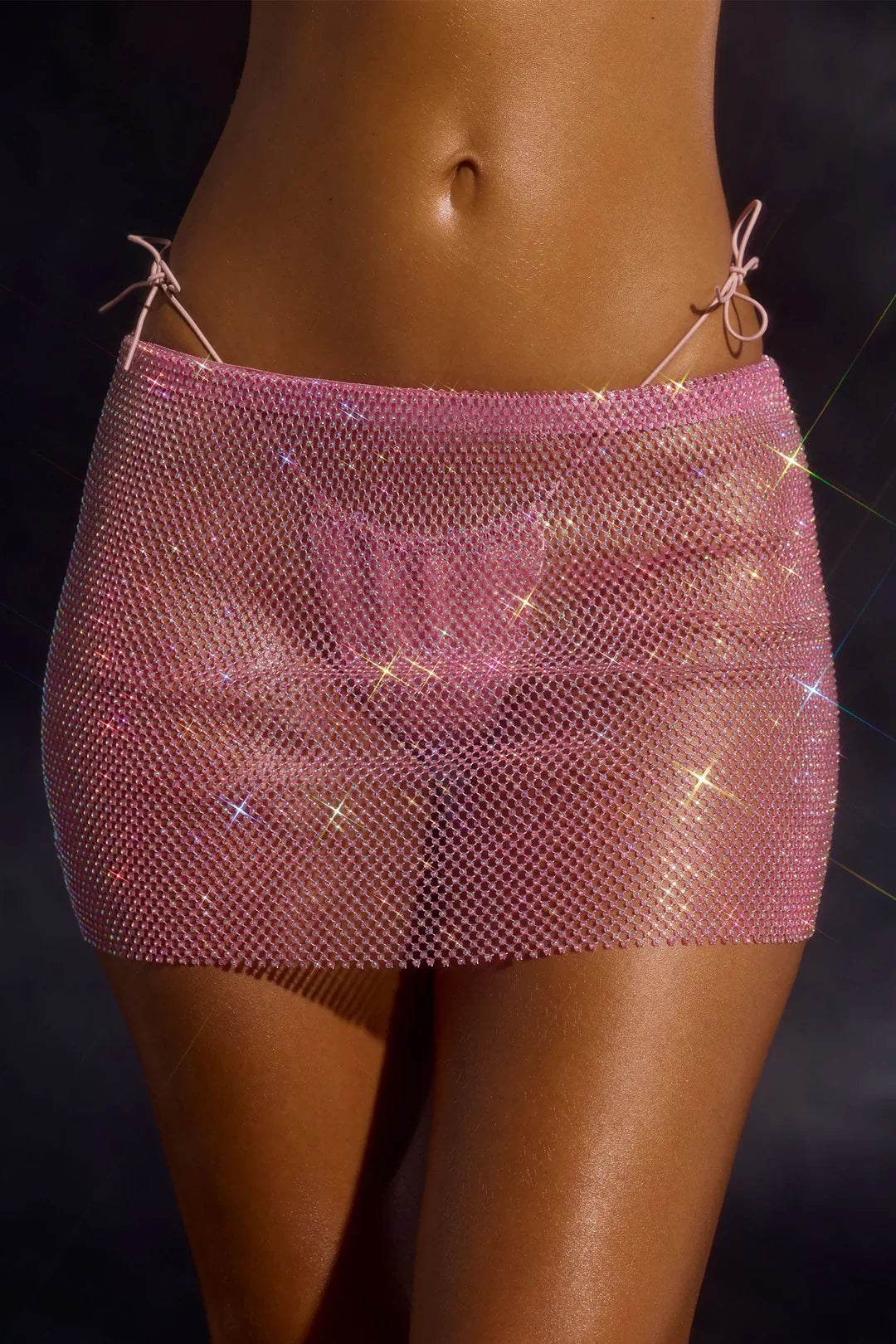 Embellished Skirt Pink
